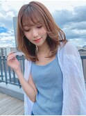 韓国くびれヘア/アッシュブラウン