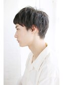 ツイストスパイラルコンマヘアスキンフェードセンターパート/017