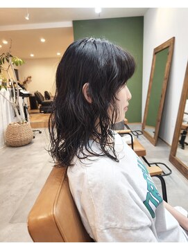 ヨハク(yohak) ミディアム×パーマ