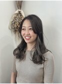 大人インナーカラー