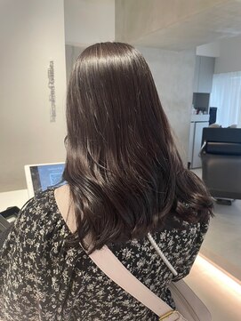 ガリカ 渋谷(Gallica) 【小岩井美希】艶髪暗髪大人ラベンダーグレージュ/地毛風カラー