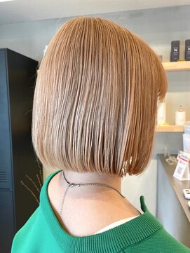 ホーム(HOME) ダブルカラーブロンドベージュカラーケアブリーチハイトーン韓国