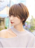 20代30代40代◎小顔ショートボブチョコレートカラー新宿代々木