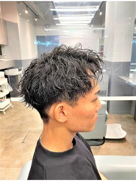 ノイセル 西本町(Noisyle) guest snap　ショートアップバング×ツイストスパイラルパーマ