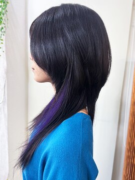 アルファ インタラクティブ エム フラワー(ALUFA interactive.M Flower) 20代30代40代大人可愛いイヤリングカラー立体感ロングウルフ