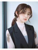 リトル 川越(little)&nbsp;ローポニーテールアレンジおでかけヘア