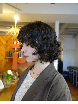 エルマノ 仙川(L mano) 癖毛風ボブパーマ