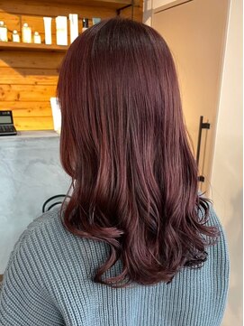 ビスクヘアデザイン(bisq hair design) ピンクブラウン　艶髪　髪質改善　韓国風　顔まわり　顔周り