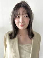 ディッセンバー 渋谷(December)&nbsp;【December】小顔カットブリーチなしベージュ酸性ストレート