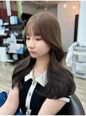 韓国カット/韓国ヘア/くびれ/レイヤーカット/顔周りカット