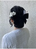 ふわっと編み込みヘアセット◎