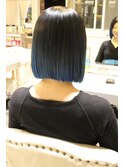 ブルーグラデーションボブ2024A/W【Aman hair 吉祥寺s店】