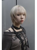 ウルフ/ホワイトブロンド/ホワイトベージュ/ブリーチ2回以上
