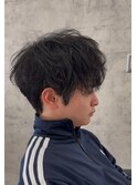 Men'sカット/学割U24カットカラー/眉毛/ニュアンスパーマ/新越谷