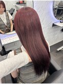 【ワインレッド】韓国/韓国ヘア/町田/町田駅/学割