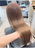 透明感カラーベージュ髪質改善八王子