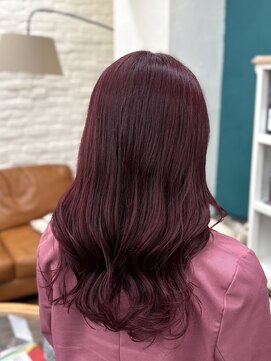 ジーテ 渋谷(gite) 発色抜群のカシスカラー