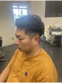 2ブロックワイルドパーマ10月