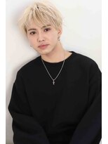 アボヘアー(Abo hair)&nbsp;爽やかフェザーショート韓流ナチュラル×抜きっぱなしブロンド