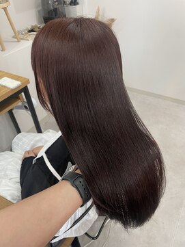 ウル 岡山駅店(ULu.) 岡山美容室暖色カラーバーガンディピンクベージュチェリー