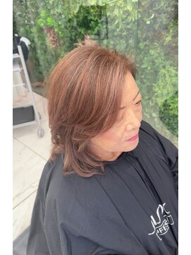 メイキインフイツクスアルフア(makin Fix alpha) 脱白髪染め　ベージュカラー　白髪ぼかし