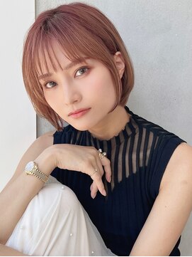 セイドット リー(Say. Ree) say.ショートボブひし形ショートオリーブヘーゼルグレージュ