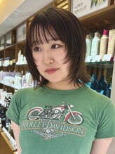 ビファインクーアヴェダ(Be fine coo AVEDA)&nbsp;レイヤーボブ　前髪あり顔まわりレイヤー　U24/