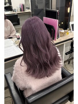 アジールヘア 赤羽駅南口店(agir hair) ピンクラベンダーブリーチカラー赤羽美容室