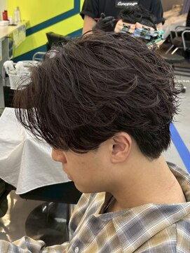 ダズル ヘア ラッシュ(DAZZLE hair RUSH) 八事毛流れセンターパートニュアンスパーマフェザーパーマ緩め