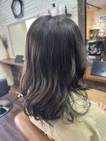 ゴエン(goen hair lounge) ブリーチなしのオリーブグレージュ