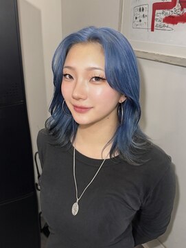 アフィナー 新宿(Afinar) ブリーチハイライト髪質改善ダブルカラーレイヤーカット/新宿駅