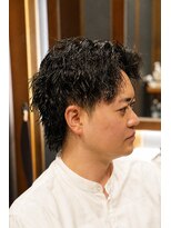 銀座 シノ 本店(shino)&nbsp;ツイストパーマ×ショートウルフスタイル