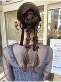 編みおろしアレンジ