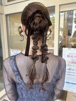 ヘアメイク ポルテ(HAIR MAKE PORTE)&nbsp;編みおろしアレンジ