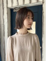 ニーゼロゼロナナ(2007)&nbsp;【こなれ感UP】外はねボブ×透明感カラー