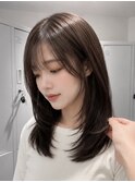 ♪韓国レイヤー/レイヤーカット/くびれレイヤー/顔周りレイヤー