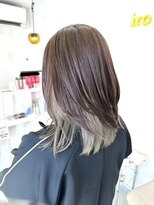 イロアイ(iro I) インナーカラー ホワイトグレージュ