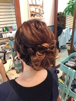 ロカット サロン(Roquat Salon)&nbsp;ねじねじアップアレンジ【ヘアセット　立川/立川南口　浴衣】