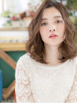 カバーヘア ブリス 川口(COVER HAIR bliss) *bliss川口*女らしさ溢れるアシンメトリーほつれカールa