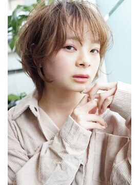 ヘアーサロン ウノ 新百合ヶ丘(hair salon UNO) 朝楽ガーリーショート/ボブショート/ことりベージュ