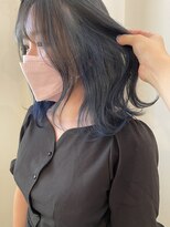 ピノリコ Hair&make pinorico インナーブルー