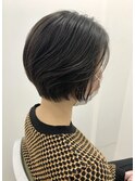 黒髪大人のシャープショートボブ【千歳烏山　BROOK】