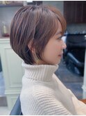 30代40代50代◎大人ナチュラルレイヤーショートボブ 表参道 橋本