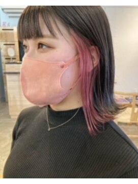 エント(ent) インナーカラー ペールピンク