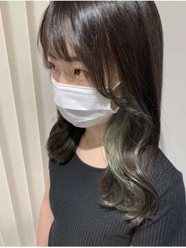 ヘアー ミッション 心斎橋店(hair Mission) インナーグリーン