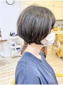 【morio成増 セリザワ】ワンカールパーマ ショートボブ