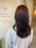 トゥーリ 長崎住吉店(tuuli)&nbsp;tuuli☆30代40代ペールベージュ切りっぱなしセミロング　113