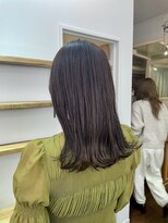 メイクス 表参道(MAKE'S omotesando)&nbsp;【堀口】ブルーグレー×ワンレングス×ミディアム