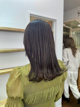 メイクス 表参道(MAKE'S omotesando) 【堀口】ブルーグレー×ワンレングス×ミディアム