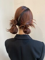 【Cote蒲牟田愛】カチモリヘア　アレンジお呼ばれヘア成人式ヘア